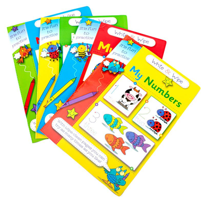 Write & Wipe Activity Book A4 10pg