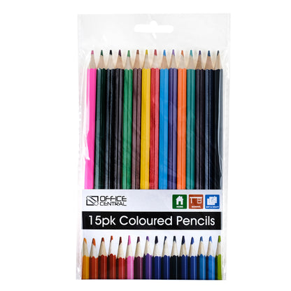 Office Central Coloured Pencils 15Pk