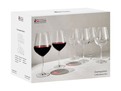 Maxwell & Williams Cosmopolitan Wine Glass 710ml Set of 6