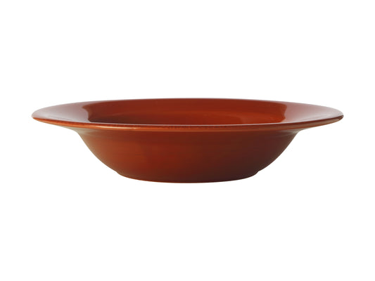 Casa Domani Portofino Rimmed Soup Terracotta 25cm