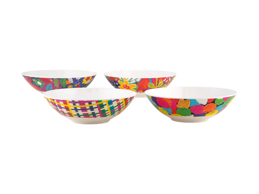 Maxwell & Williams Donna Sharam Byron Melamine Bowl S/ 4 17.5cm