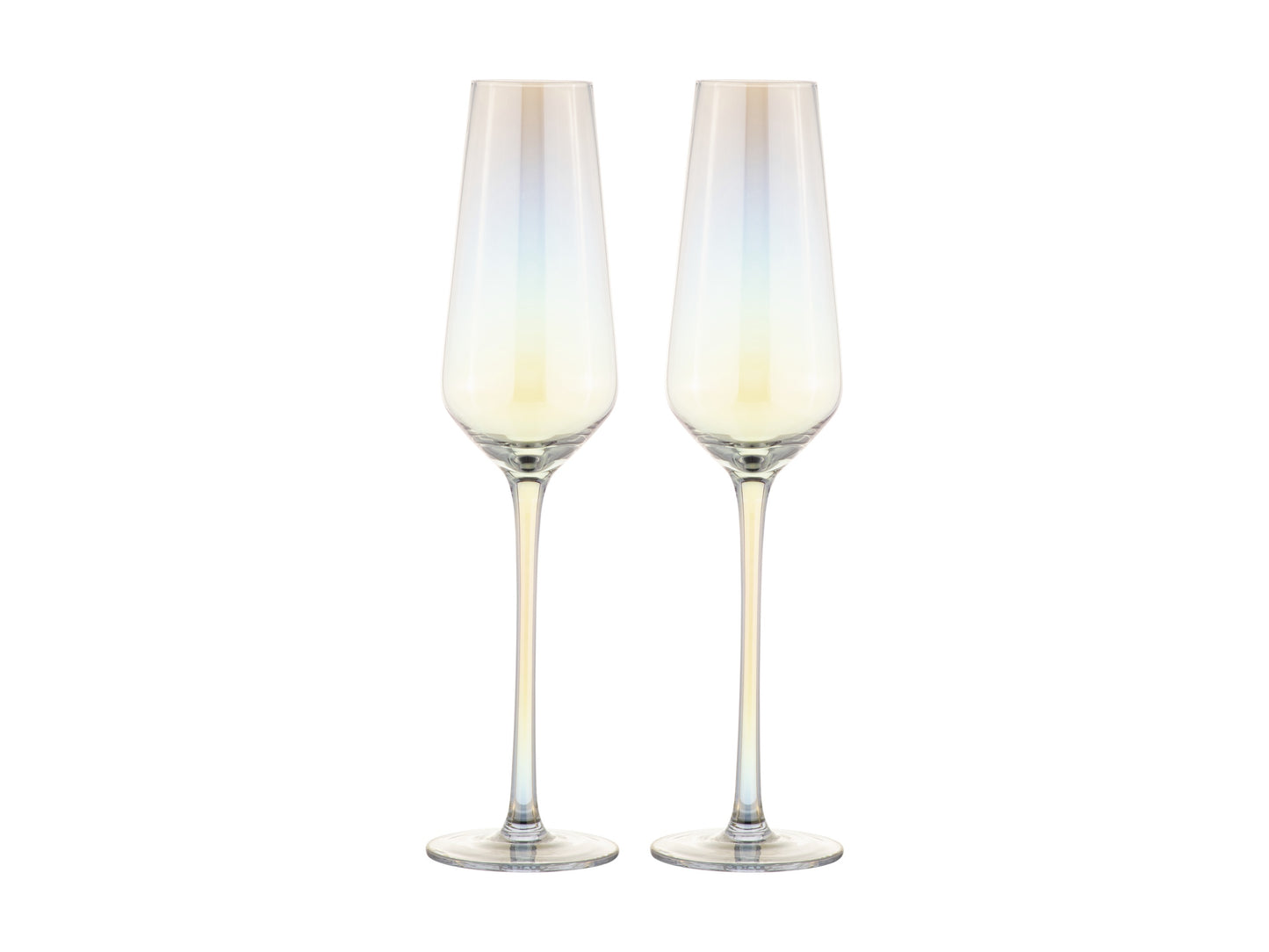 Flute 230ml Iridescent set of 2