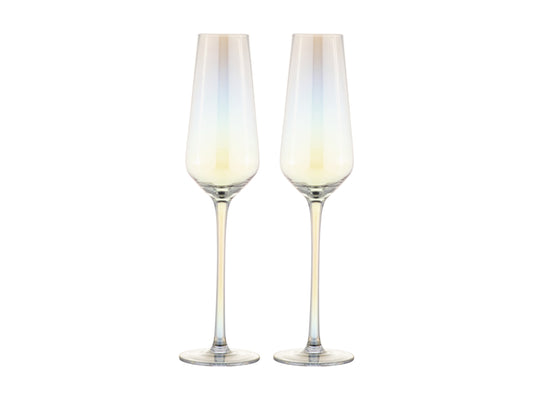 Flute 230ml Iridescent set of 2