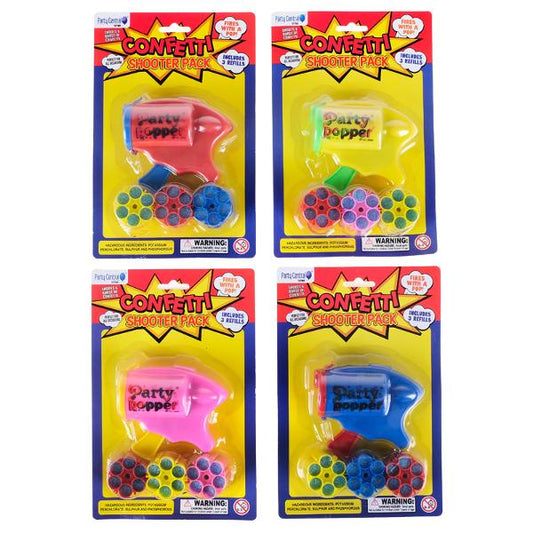 Party Central Confetti Party Popper Shooter Pack