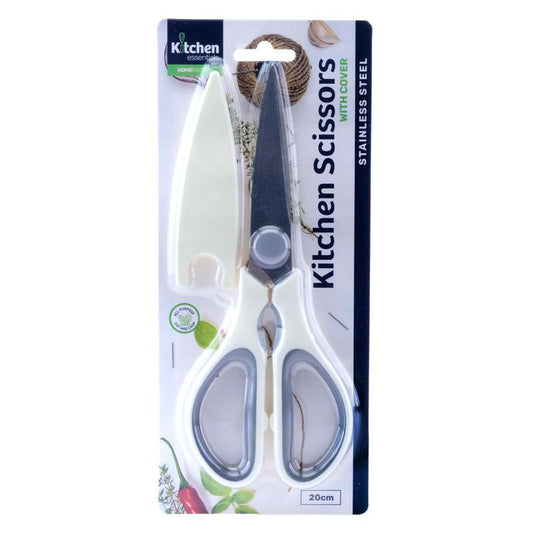 Kitchen Essentials Kitchen Scissors with Cover 20cm Stainless Steel