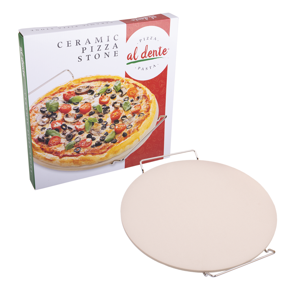 Al Dente Ceramic Pizza Stone 33cm