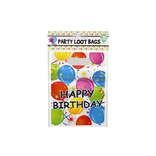 Party Loot Bags 16.5cm x 23cm 10pack