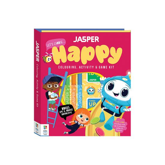 Jasper Lets Choose Happy Colouring Activity Game Kit