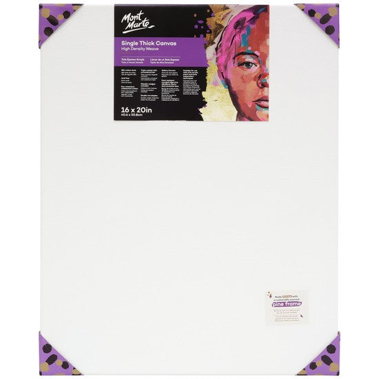 Mont Marte Single Thick Canvas 40.6x50.8cm