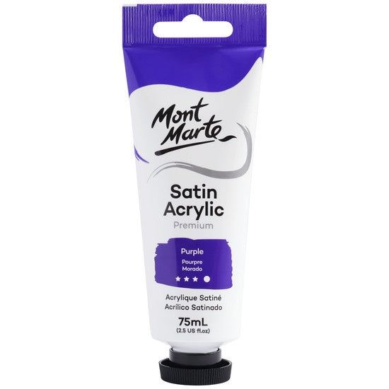 Mont Marte Satin Acrylic Premium 75ml - Purple