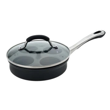 Raco Contemporary Non-stick Egg Poacher 4 Cup - Black