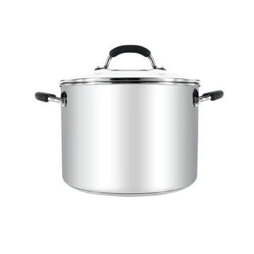 Raco Contemporary Stock Pot 9.5Ltr - Stainless Steel