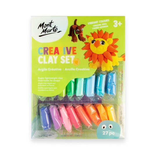 Mont Marte Creative Clay Set 27pce